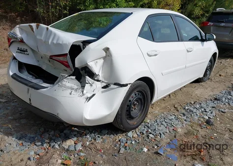 2014 Toyota Corolla Le z USA, uszkodzony, nr VIN 2T1BURHE5EC168425